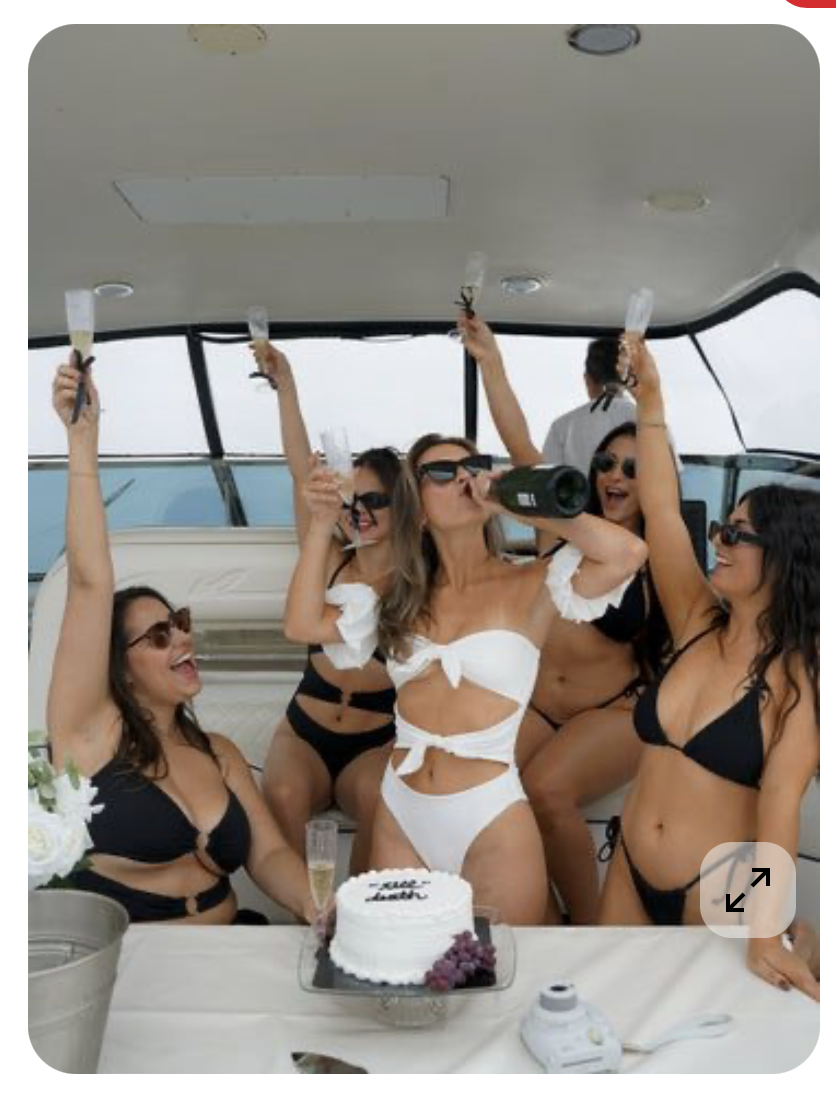 Champagne on the Boat